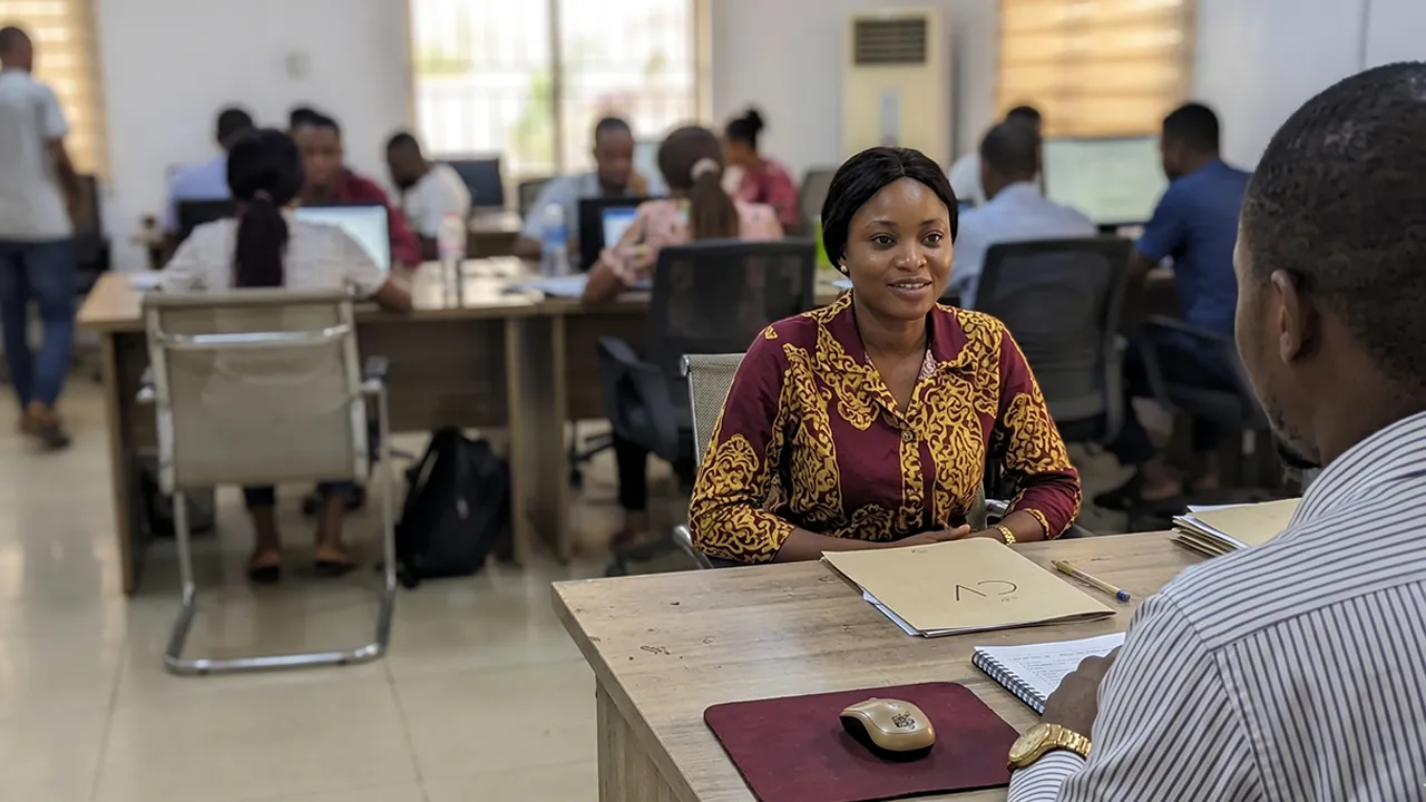 Going through a successful interview after applying for a local role in Lagos, Nigeria with an optimised CV/Resume from us.