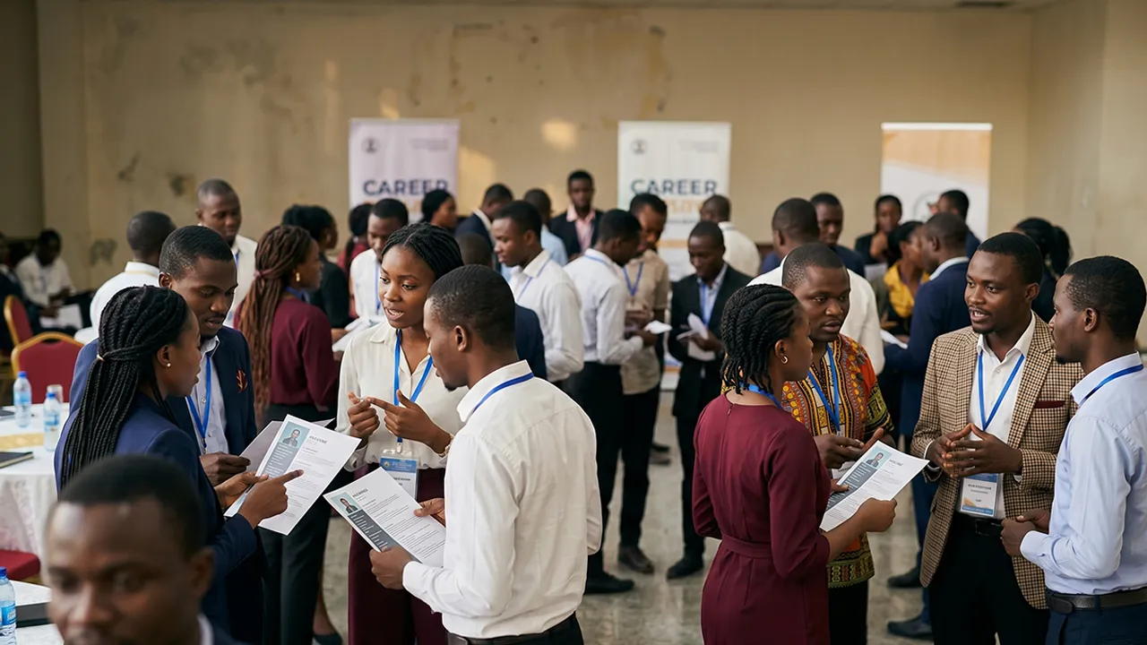 Information and referral sharing at a career fair program.